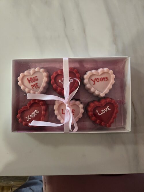 #LOVE 2- 6 Heart Shaped Brownies