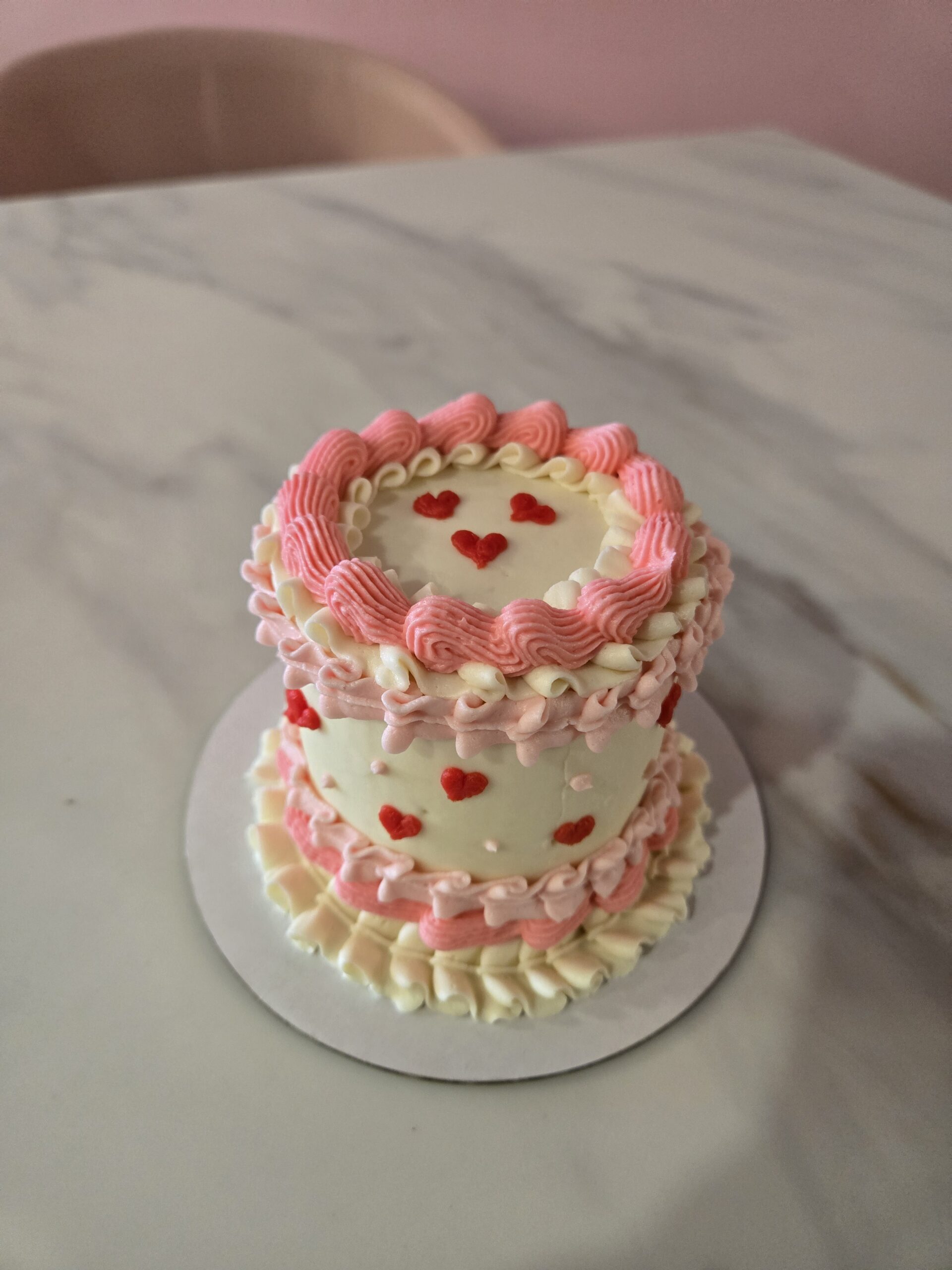 4 inch Valentine’s Cake